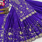 Heavy Chinnon Silk Embroidered Lehenga Set