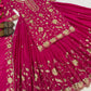 Heavy Chinnon Silk Embroidered Lehenga Set