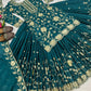 Heavy Chinnon Silk Embroidered Lehenga Set