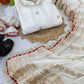 Sequin Border Designer Flared Anarkali Suit in silk fabric