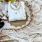 Sequin Border Designer Flared Anarkali Suit in silk fabric