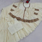 Ivory Kediyu Mirror Work Lehenga