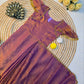 Shimmer Space Silk Gown