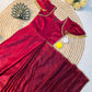 Shimmer Space Silk Gown