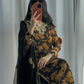 Black Floral Sequin Sharara Set