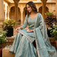 Dusty Rose Mirror Sharara Set