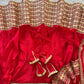 Sequin Border Designer Flared Anarkali Suit in silk fabric