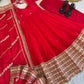 Sequin Border Designer Flared Anarkali Suit in silk fabric