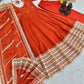 Sequin Border Designer Flared Anarkali Suit in silk fabric