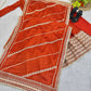 Sequin Border Designer Flared Anarkali Suit in silk fabric