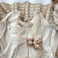 Sequin Border Designer Flared Anarkali Suit in silk fabric
