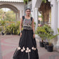 Gota Patti Mirror Crop Lehenga