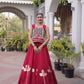 Gota Patti Mirror Crop Lehenga