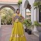 Gota Patti Mirror Crop Lehenga