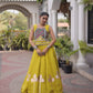 Gota Patti Mirror Crop Lehenga