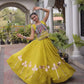 Gota Patti Mirror Crop Lehenga
