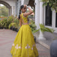 Gota Patti Mirror Crop Lehenga
