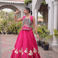 Gota Patti Mirror Crop Lehenga