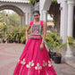 Gota Patti Mirror Crop Lehenga
