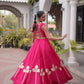 Gota Patti Mirror Crop Lehenga