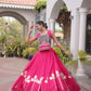 Gota Patti Mirror Crop Lehenga