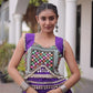 Gota Patti Mirror Crop Lehenga