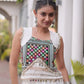 Gota Patti Mirror Crop Lehenga
