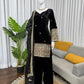 Heavy Velvet Embroidered Kurti Plazzo Set