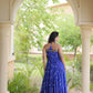 Navratri Wear Bandhani Kutchi Patchwork Anarkali Gown