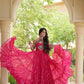 Navratri Wear Bandhani Kutchi Patchwork Anarkali Gown