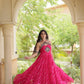 Navratri Wear Bandhani Kutchi Patchwork Anarkali Gown