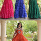 Navratri Wear Bandhani Kutchi Patchwork Anarkali Gown