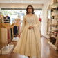Ivory Cording Sequin Anarkali Set