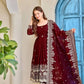 Embroidered Faux Georgette Anarkali Set with Dupatta