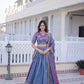 Embroidered Silk Lehenga Choli Set
