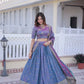 Embroidered Silk Lehenga Choli Set