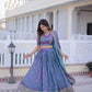 Embroidered Silk Lehenga Choli Set