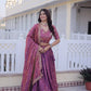 Embroidered Silk Lehenga Choli Set