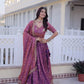 Embroidered Silk Lehenga Choli Set