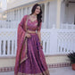 Embroidered Silk Lehenga Choli Set