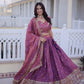 Embroidered Silk Lehenga Choli Set