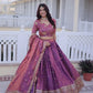 Embroidered Silk Lehenga Choli Set