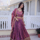 Embroidered Silk Lehenga Choli Set