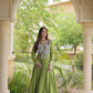 Kora Cotton Gota Jacket Anarkali