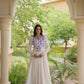 Kora Cotton Gota Jacket Anarkali