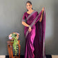 Scattered Crystal Rangoli Saree