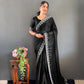 Scattered Crystal Rangoli Saree
