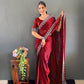 Scattered Crystal Rangoli Saree