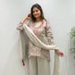 Grey Sequin Latkan Embroidered Kurta