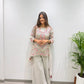 Grey Sequin Latkan Embroidered Kurta